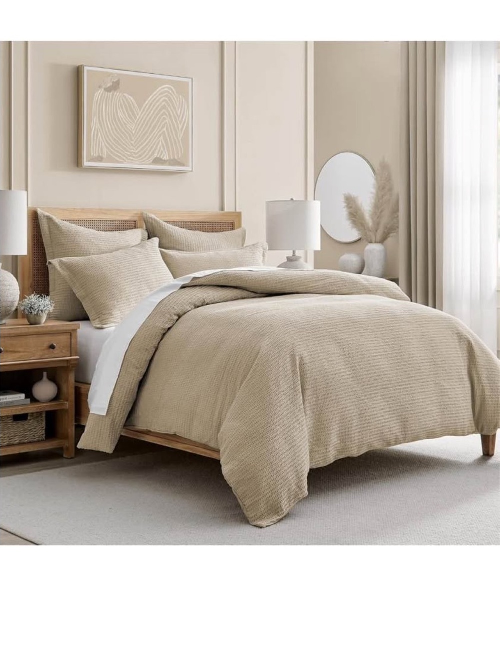 Levtex Home Cloud Waffle King/Cal King Comforter Set